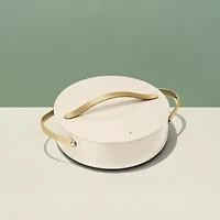 Caraway Cookware Plus Cream and Gold Stock Rondeau Pan