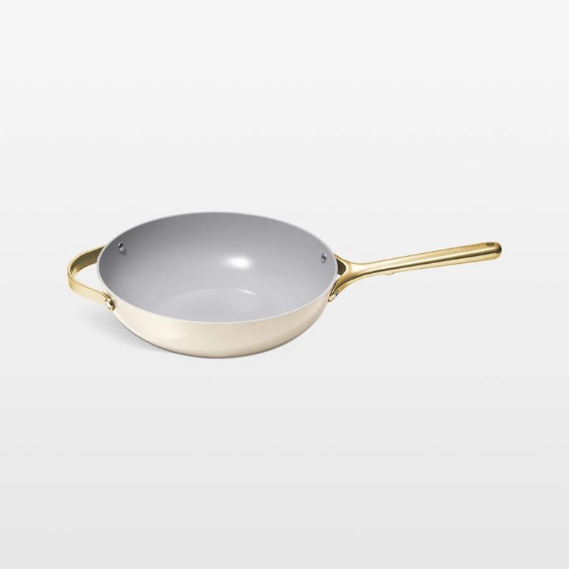 Caraway Cookware Plus 8-Piece Cream and Gold Set
