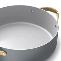 Caraway Cookware Plus Graphite and Gold Rondeau Pan