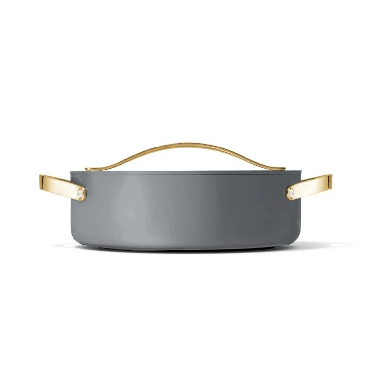 Caraway Cookware Plus Graphite and Gold Rondeau Pan