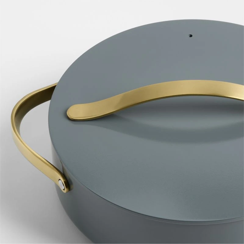 Caraway Cookware Plus Graphite and Gold Rondeau Pan