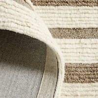 Cardrona Wool Beige Area Rug 6'x9'