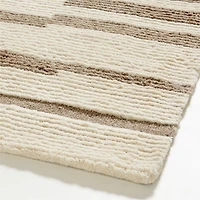 Cardrona Wool Beige Area Rug 6'x9'