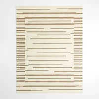 Cardrona Wool Beige Area Rug 6'x9'