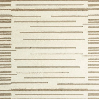Cardrona Wool Beige Area Rug 6'x9'