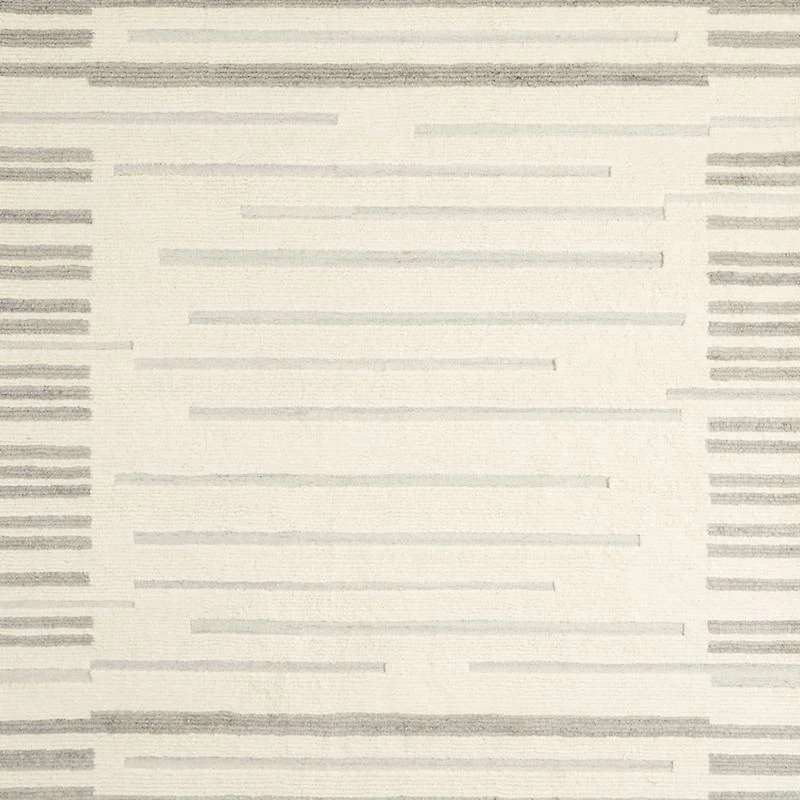 Cardrona Wool Silver Grey Area Rug 9'x12'