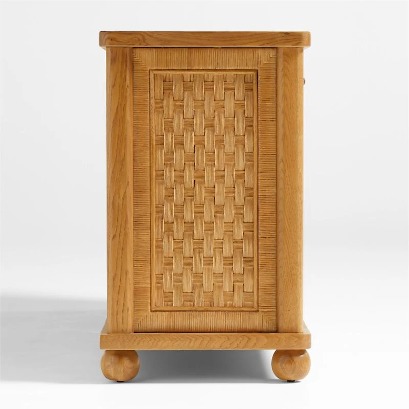 Carlyle 76" Wood Storage Media Console by Jake Arnold