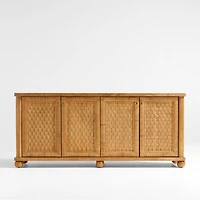 Carlyle 76" Wood Storage Media Console by Jake Arnold