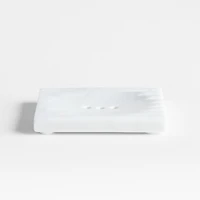 Carmen White Marble Soap Dish