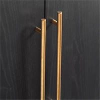 Carmen Tall White Marble Shelf and Black Ash Wood Bathroom Storage Tower