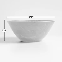 Carson 17.5" Ash Wood Salad Serving Bowl