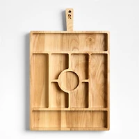 Carson Large Sectioned Ash Wood Serving Board
