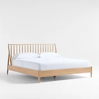 Carson Natural Wood Spindle King Bed