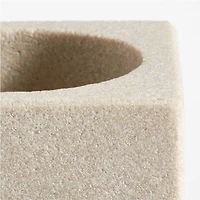 Carter Sandstone Tealight Candle Holder