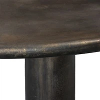 Cary Bronze Aluminum 50" Round Indoor/Outdoor Coffee Table