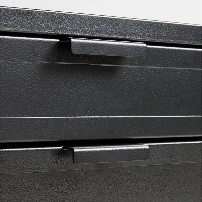 Casement 24" Black Metal 2-Drawer File Cabinet