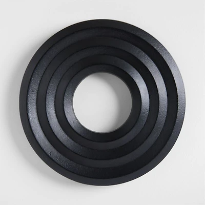 Black Cast Iron Circle Trivet