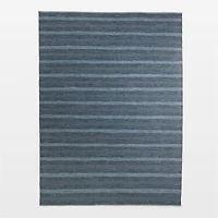 Catania Performance Handwoven Navy Blue Indoor/Outdoor Area Rug 10'x14'