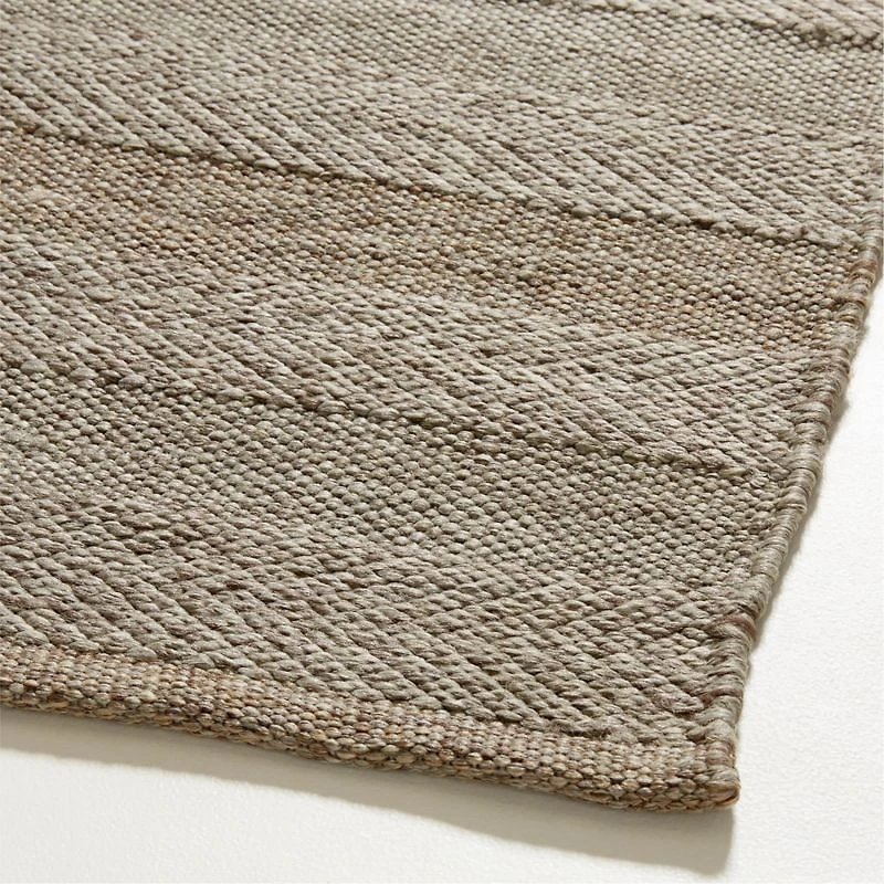 Catania Performance Handwoven Taupe Grey Indoor/Outdoor Area Rug 6'x9'