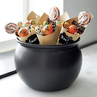 Small Cauldron Ceramic Halloween Bowl