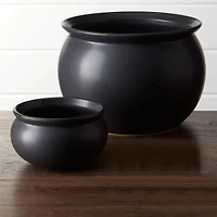 Small Cauldron Ceramic Halloween Bowl