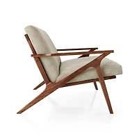 Cavett Wood Frame Loveseat