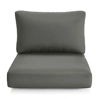 Abaco Graphite Sunbrella ® Lounge Chair Cushions