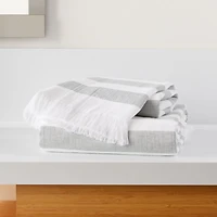 Organic Cedros Grey Hammam Bath Towel