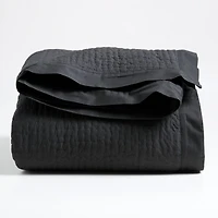 Celeste Organic Cotton Midnight Navy Blue Full/Queen Quilt