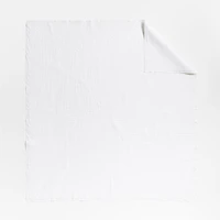 Celeste White Organic Cotton Quilt Full/Queen
