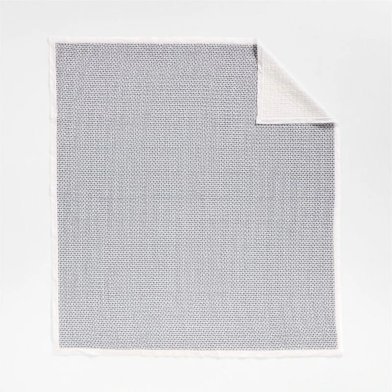 Celeste Organic Cotton Navy Diamond Print Full/Queen Quilt