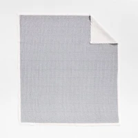 Celeste Organic Cotton Navy Diamond Print Full/Queen Quilt