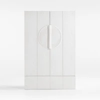 Chalot Bleached Wood 2-Door Storage Cabinet by Leanne Ford