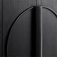 Chalot Ebonized Wood 2-Door Storage Cabinet by Leanne Ford