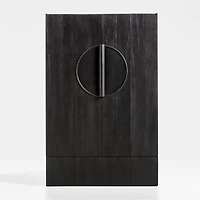 Chalot Ebonized Wood 2-Door Storage Cabinet by Leanne Ford