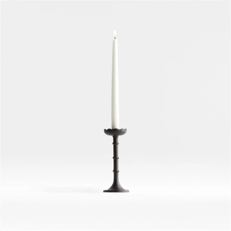 Chambers Scalloped Taper Candle Holder 7.5" by Jake Arnold