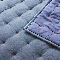 Chambray Blue Kids Pillow Sham
