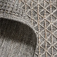 Chamonix Performance Wool-Blend Handwoven Brown Area Rug 8'x10'