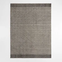 Chamonix Performance Wool-Blend Handwoven Brown Area Rug 8'x10'