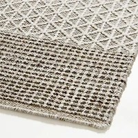 Chamonix Performance Wool-Blend Handwoven Light Brown Area Rug 6'x9'