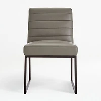 Channel Leather Dining Chair