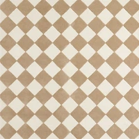 Checkerboard Tan Wool Kids Area Rug 9'x12'
