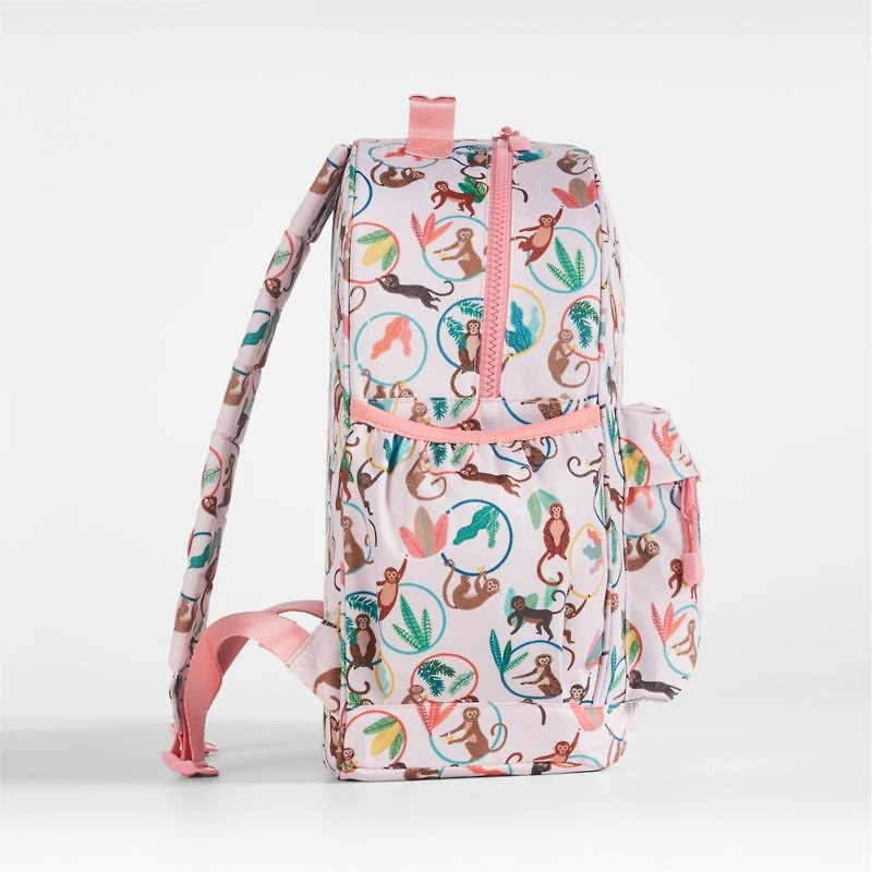 Cheeky Monkey Large Kids Backpack with Side Pockets