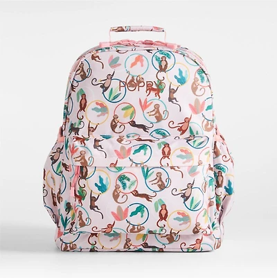 Cheeky Monkey Large Kids Backpack with Side Pockets
