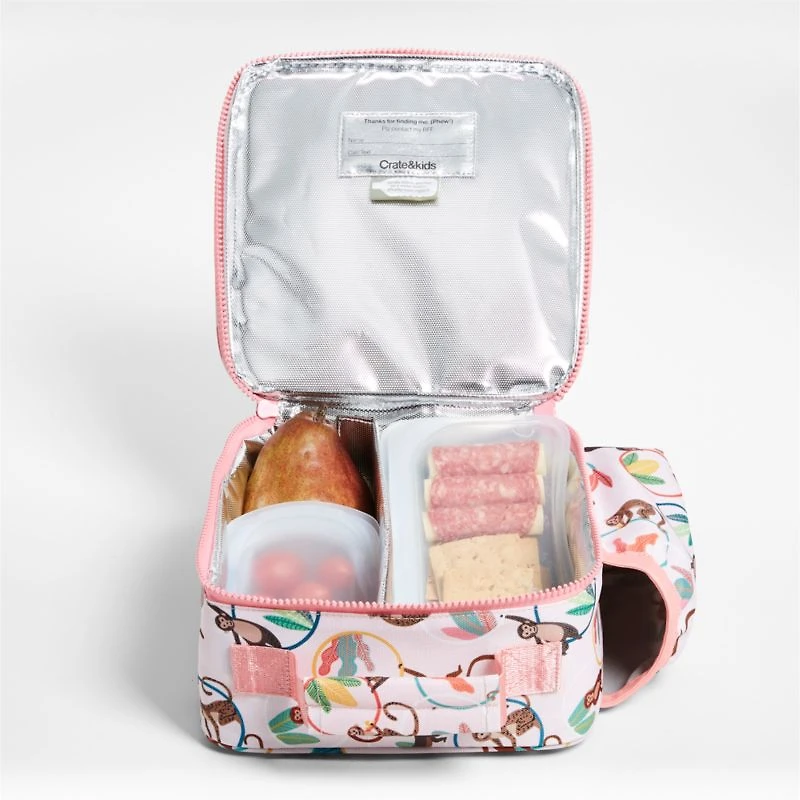 Cheeky Monkey Soft Insulated Kids Lunch Box