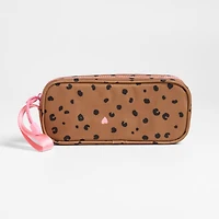 Cheetah Hearts Soft Kids Pencil Case