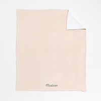 Reversible Pink Tint Chenille Kids Blanket
