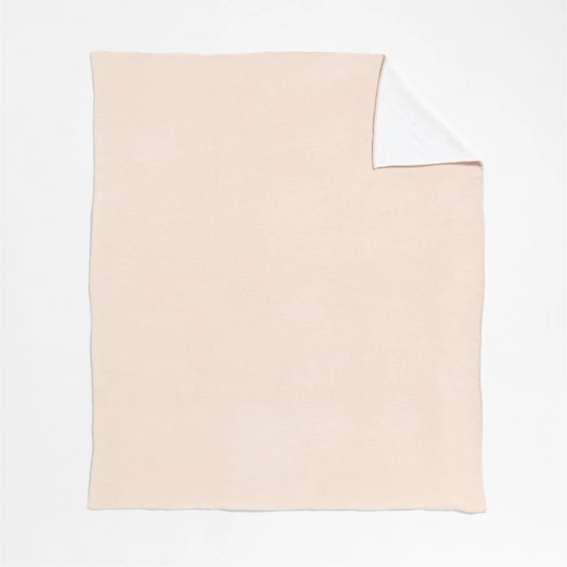 Reversible Pink Tint Chenille Kids Blanket