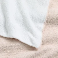 Reversible Pink Tint Chenille Kids Blanket