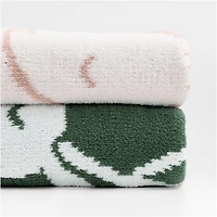 Bunny Chenille Christmas Baby Stroller Blanket